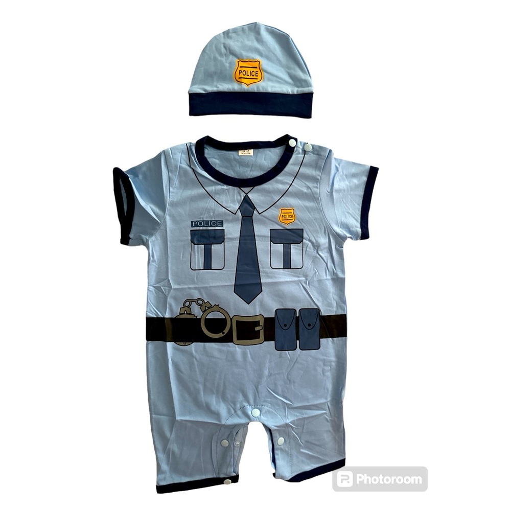 12-18 month police onesie